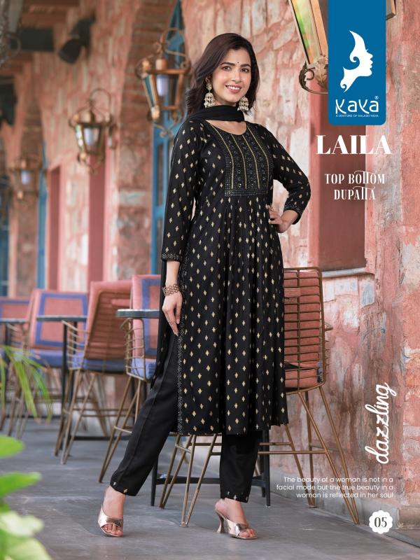 Kaya Laila Fancy Wear Kurti Pant With Dupatta Collection
